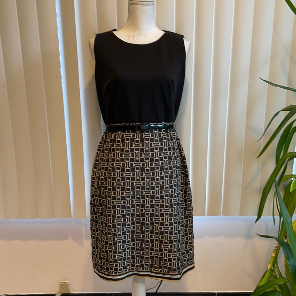 NWT CHARTER CLUB SLEEVELESS SHEATH DRESS W/BELT